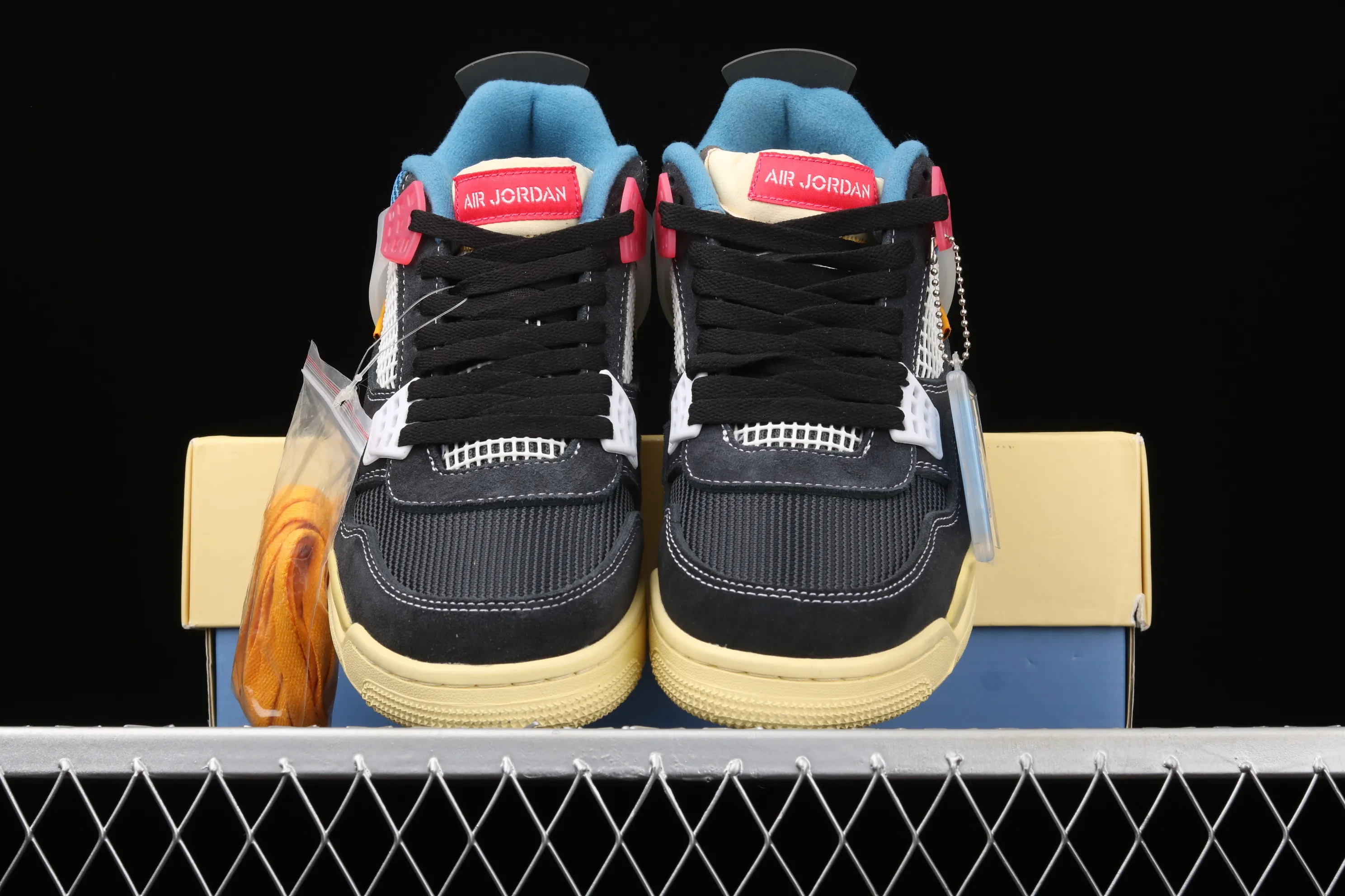 All categories Air Jordan Jordan series basketball shoes Air Jordan 4 pure original Union x Nk Air Jordan 4 AJ4 Joe 4 joint model basketball shoes DC9533-001
